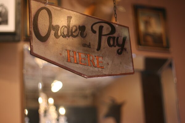 cafe regular order pay