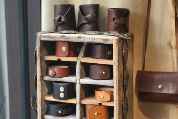 leather shop cuffs at barbara shaum