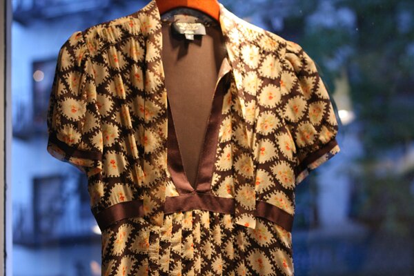 cloak dagger brown dress